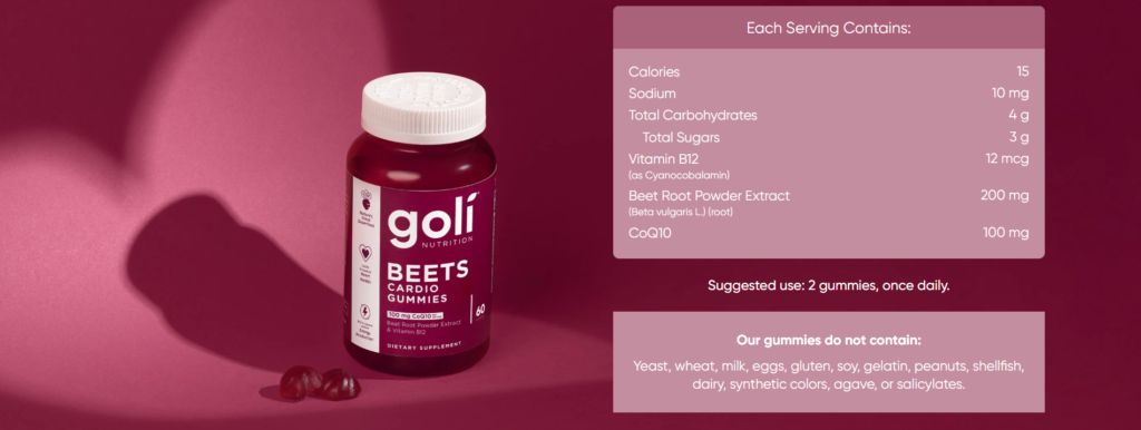 Goli Beets Cardio Gummies Review