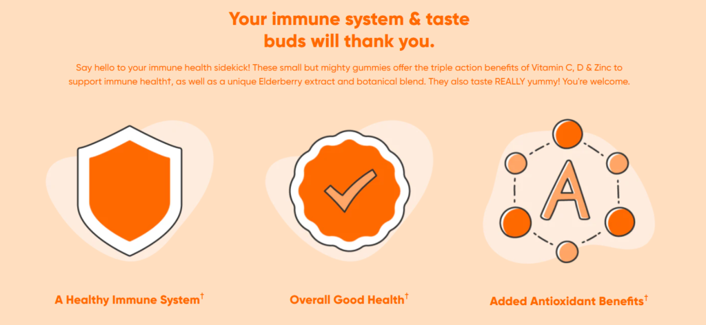 Triple Action Immune Gummies